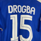 2005/06 CHELSEA DROGBA #15 C/L HOME SHIRT (L) UMBRO