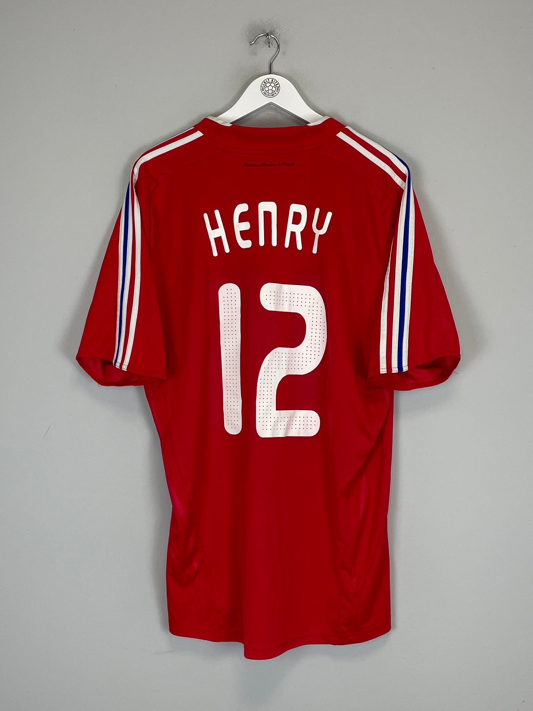 2008/09 FRANCE HENRY #12 AWAY SHIRT (XL) ADIDAS