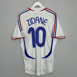 2006/07 FRANCE ZIDANE #10 AWAY SHIRT (L) ADIDAS