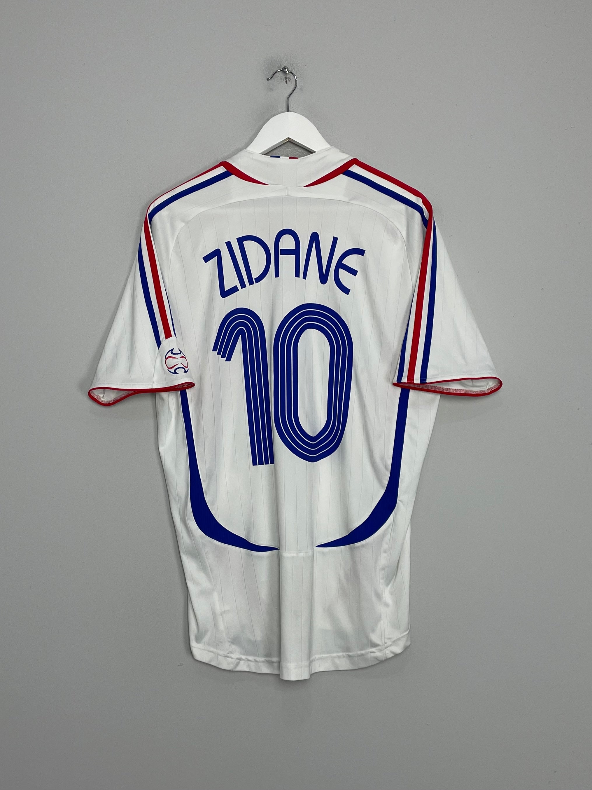 2006/07 FRANCE ZIDANE #10 AWAY SHIRT (L) ADIDAS