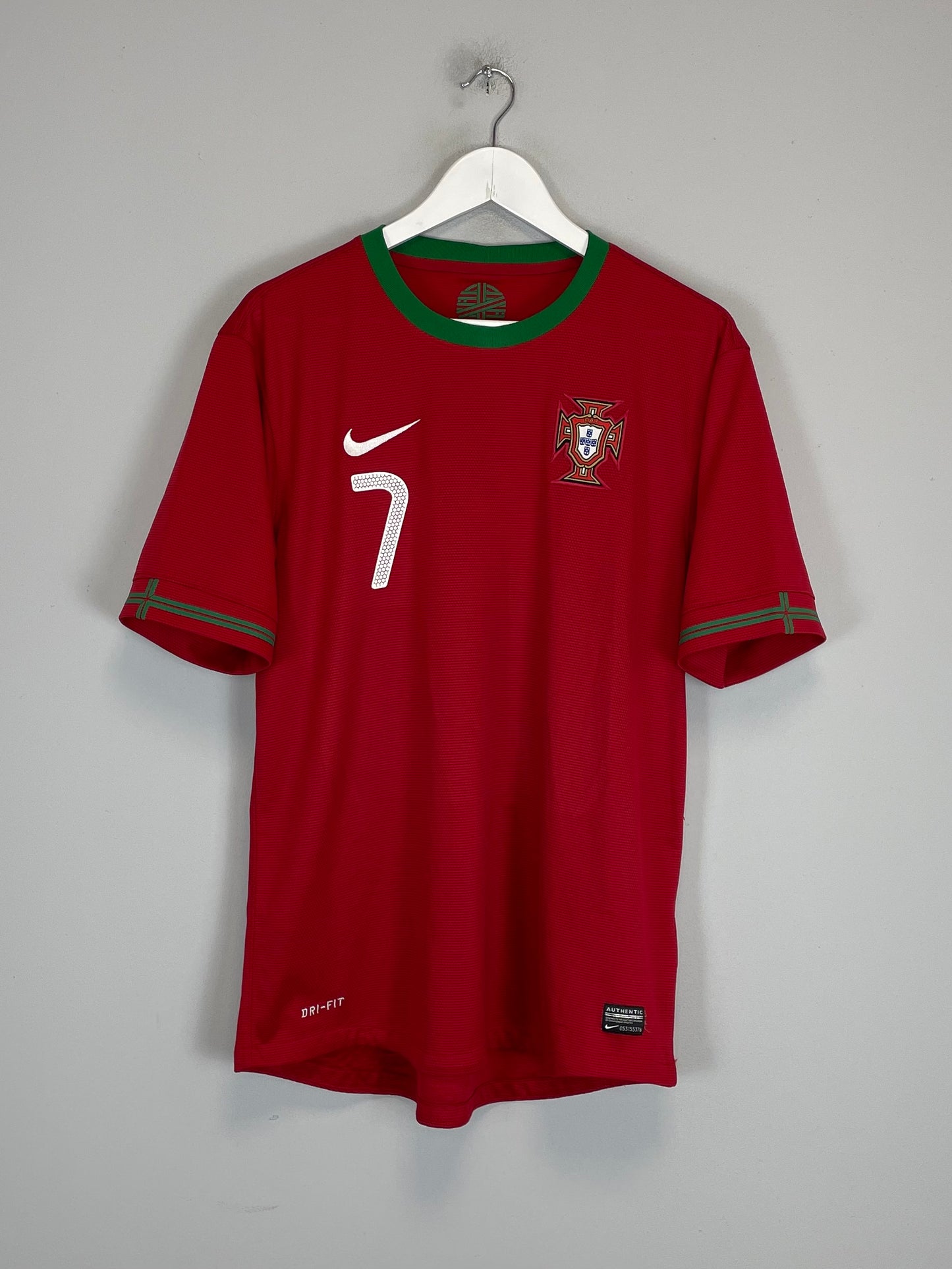 2012/13 PORTUGAL RONALDO #7 HOME SHIRT (L) NIKE