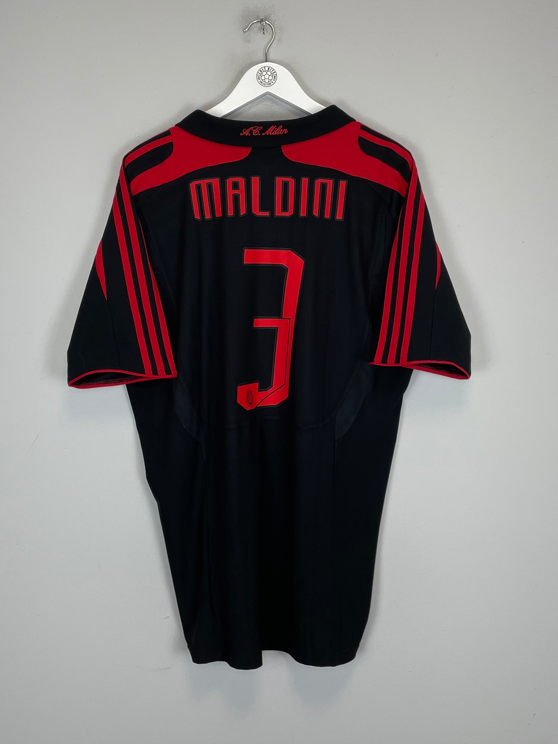 2007/08 AC MILAN MALDINI #3 THIRD SHIRT (XXL) ADIDAS