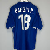 1998/99 ITALY R.BAGGIO #18 HOME SHIRT (L) NIKE