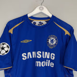 2005/06 CHELSEA DROGBA #15 C/L HOME SHIRT (L) UMBRO