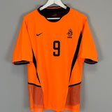 2002/04 NETHERLANDS V.NISTELROOY #9 *PLAYER ISSUE* HOME SHIRT (M) NIKE