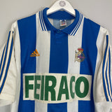 1998/00 DEPORTIVO LA CORUNA HOME SHIRT (L) ADIDAS