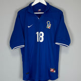 1997/98 ITALY R.BAGGIO #18 HOME SHIRT (L) NIKE