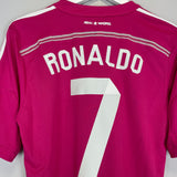 2014/15 REAL MADRID RONALDO #7 AWAY SHIRT (S) ADIDAS