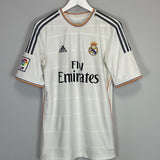 2013/14 REAL MADRID RONALDO #7 HOME SHIRT (M) ADIDAS