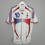 2006/07 FRANCE ZIDANE #10 AWAY SHIRT (L) ADIDAS