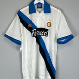 1993/94 INTER MILAN AWAY SHIRT (L) UMBRO