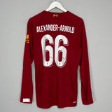 2019/20 LIVERPOOL ALEXANDER ARNOLD #66 L/S HOME SHIRT (L) NEW BALANCE