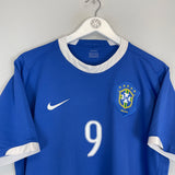 2006/07 BRAZIL RONALDO #9 AWAY SHIRT (M) NIKE