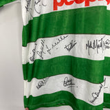 1991/92 CELTIC *SQUAD SIGNED* BNWT HOME SHIRT (L) UMBRO