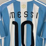 2011/12 ARGENTINA MESSI #10 HOME SHIRT (L) ADIDAS