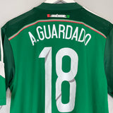 2014/15 MEXICO A.GUARDADO #18 HOME SHIRT (M) ADIDAS