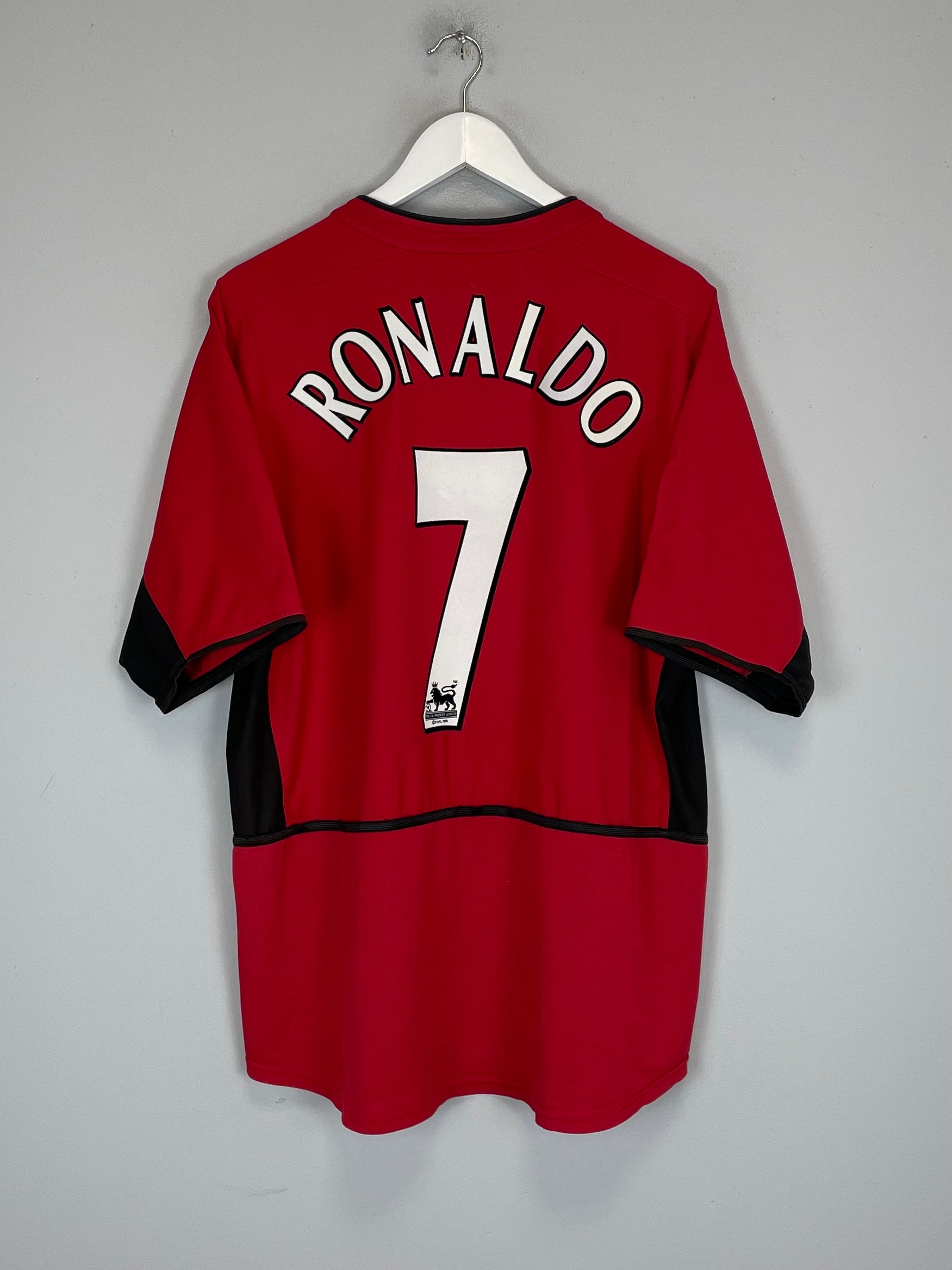 2002/04 MANCHESTER UNITED RONALDO #7 HOME SHIRT (M) NIKE