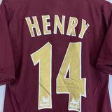 2005/06 ARSENAL HENRY #14 HOME SHIRT (M) NIKE