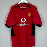 2002/04 MANCHESTER UNITED RONALDO #7 HOME SHIRT (M) NIKE