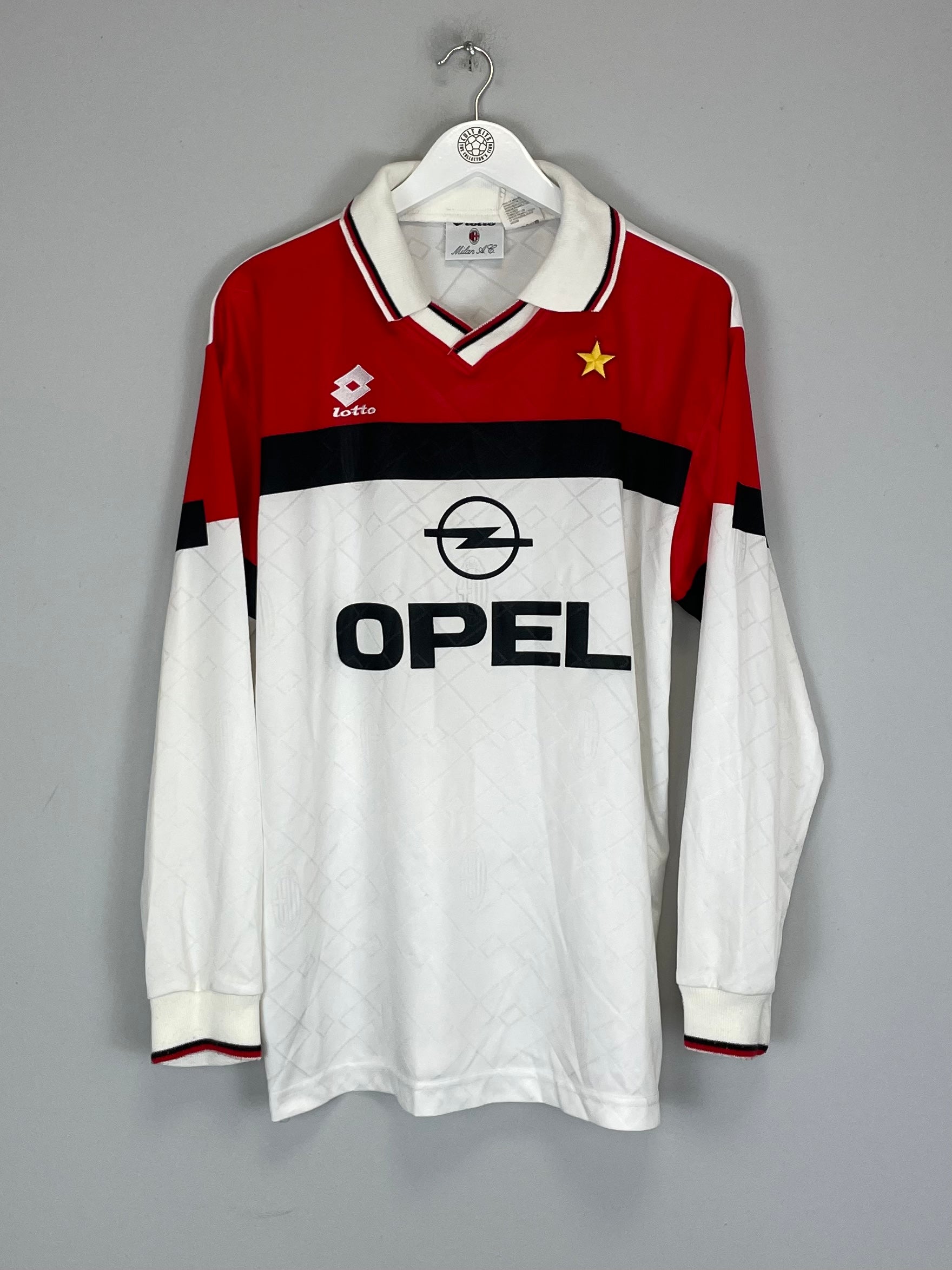 1994/95 AC MILAN L/S AWAY SHIRT (XL) LOTTO