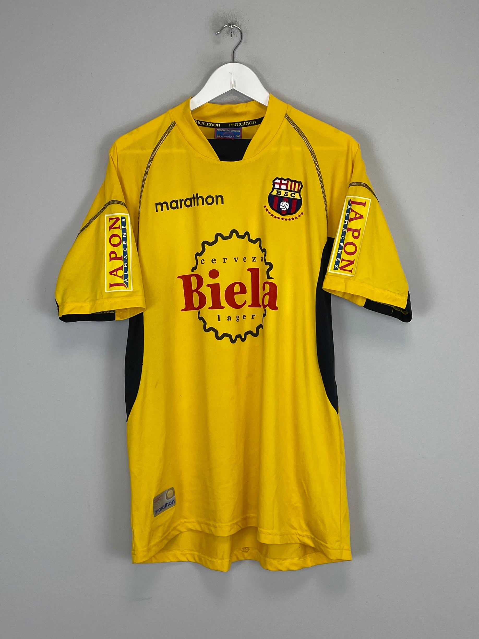 2003/04 SC BARCELONA HOME SHIRT (L) MARATHON