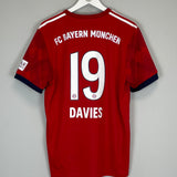 2018/19 BAYERN MUNICH DAVIES #19 HOME SHIRT (L) ADIDAS