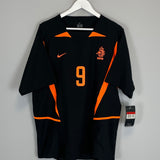 2002/04 NETHERLANDS V.NISTELROOY #9 *BNWT* AWAY SHIRT (L) NIKE