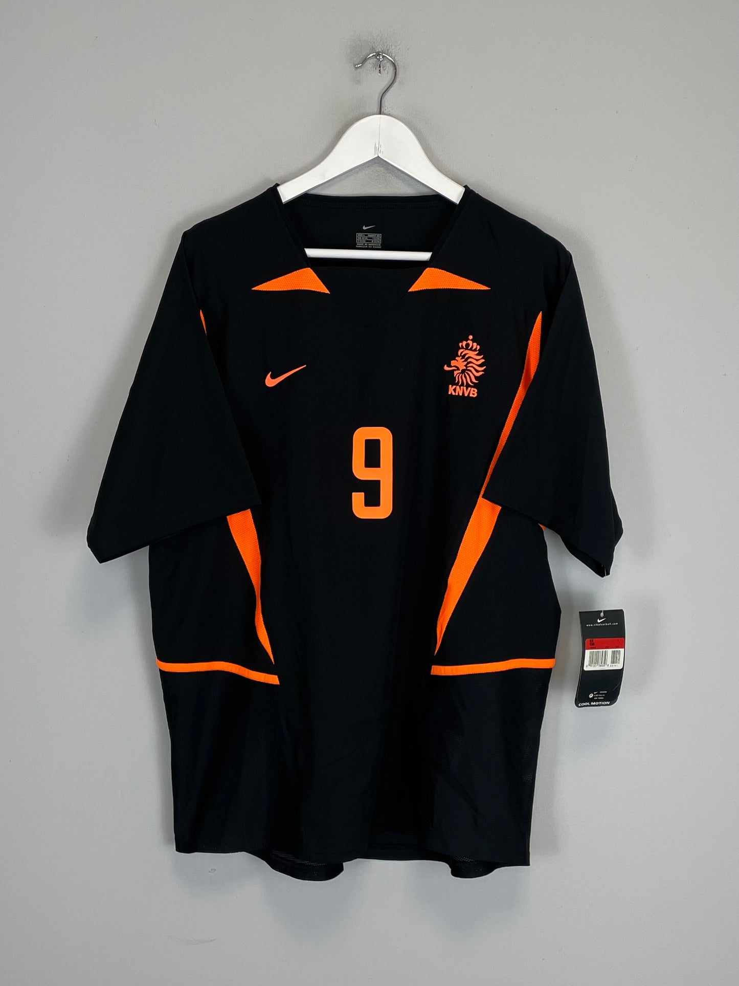 2002/04 NETHERLANDS V.NISTELROOY #9 *BNWT* AWAY SHIRT (L) NIKE