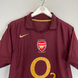 2005/06 ARSENAL HENRY #14 HOME SHIRT (M) NIKE