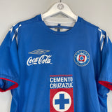 2007/09 CRUZ AZUL DELGADO #19 HOME SHIRT (M) UMBRO