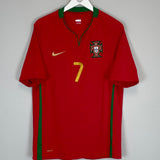 2008/10 PORTUGAL RONALDO #7 HOME SHIRT (M) NIKE