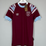 2022/23 WEST HAM * BNWT* HOME SHIRT (S) UMBRO