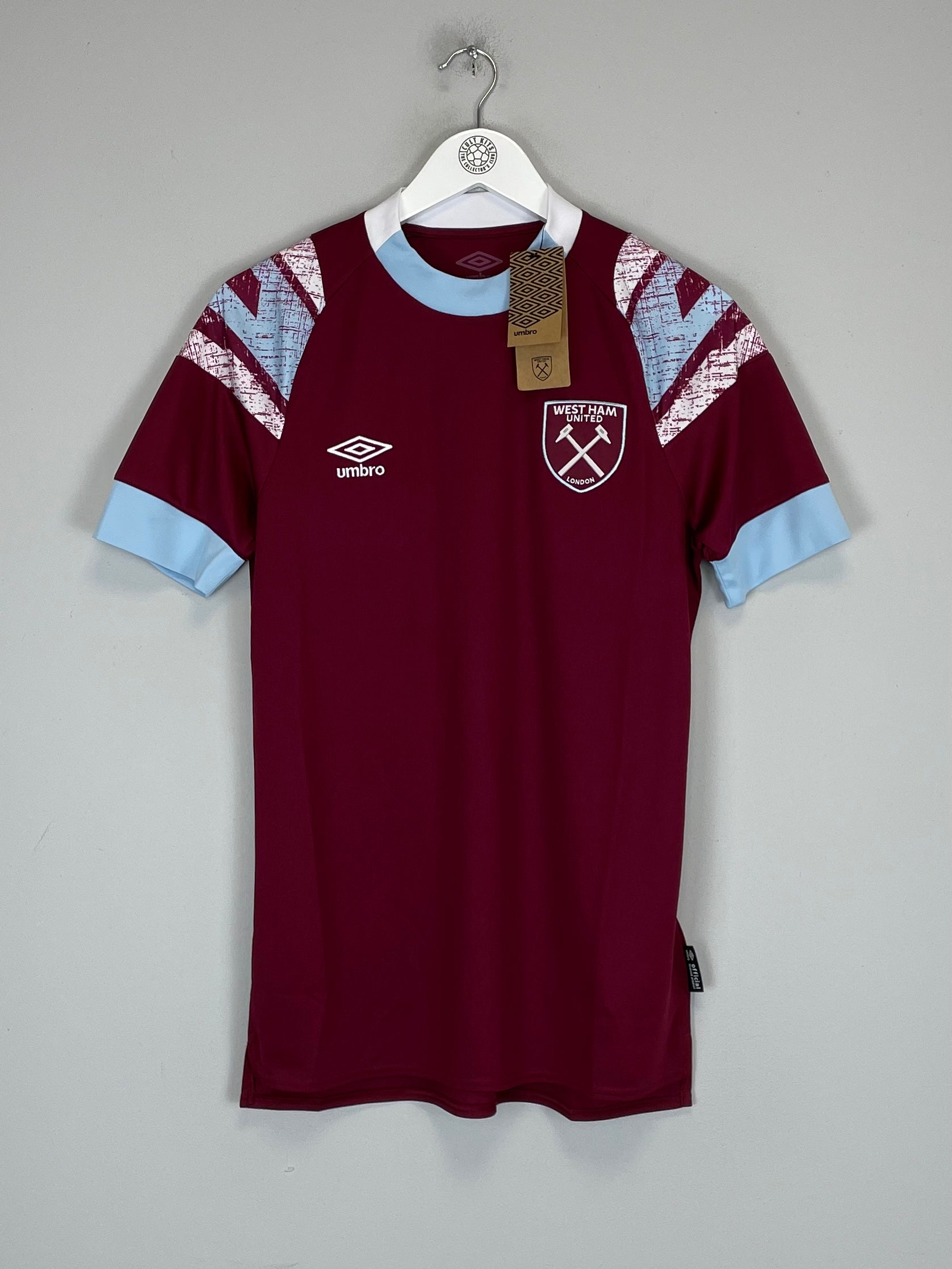 2022/23 WEST HAM * BNWT* HOME SHIRT (S) UMBRO