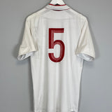 2012/13 ENGLAND #5 HOME SHIRT (M) UMBRO