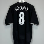 2003/05 MANCHESTER UNITED ROONEY #8 AWAY SHIRT (L) NIKE