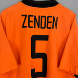 2002/04 NETHERLANDS ZENDEN #8 HOME SHIRT (L) NIKE