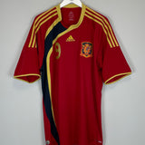 2009 SPAIN TORRES #9 CONFEDERATIONS CUP SHIRT (XXL) ADIDAS