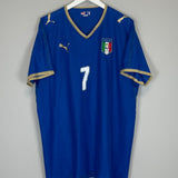 2008/09 ITALY DEL PIERO #7 *PLAYER ISSUE* HOME SHIRT (XXL) PUMA