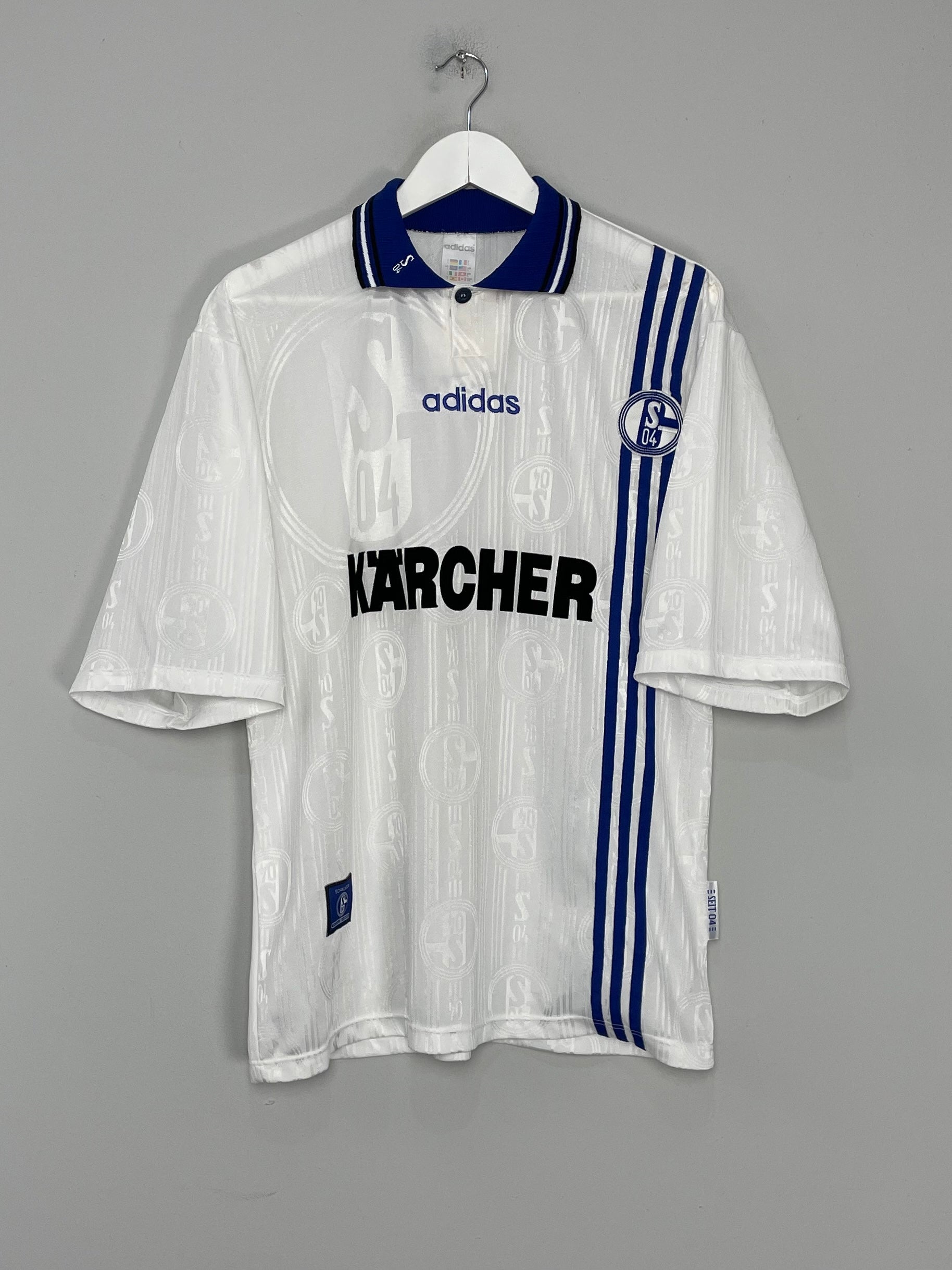 1996/97 SCHALKE AWAY SHIRT (L) ADIDAS