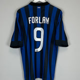 2011/12 INTER MILAN FORLAN #9 HOME SHIRT (L) NIKE