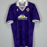 1991/92 FIORENTINA HOME SHIRT (L) LOTTO