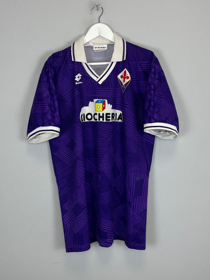 1991/92 FIORENTINA HOME SHIRT (L) LOTTO