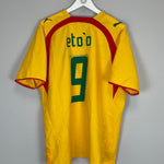 2006/07 CAMEROON ETO'O #9 AWAY SHIRT (XL) PUMA