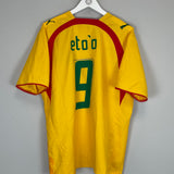 2006/07 CAMEROON ETO'O #9 AWAY SHIRT (XL) PUMA