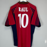 1998 SPAIN RAUL #10 HOME SHIRT (M) ADIDAS