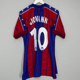 1997/98 BARCELONA GIOVANNI #10 HOME SHIRT (XL) KAPPA