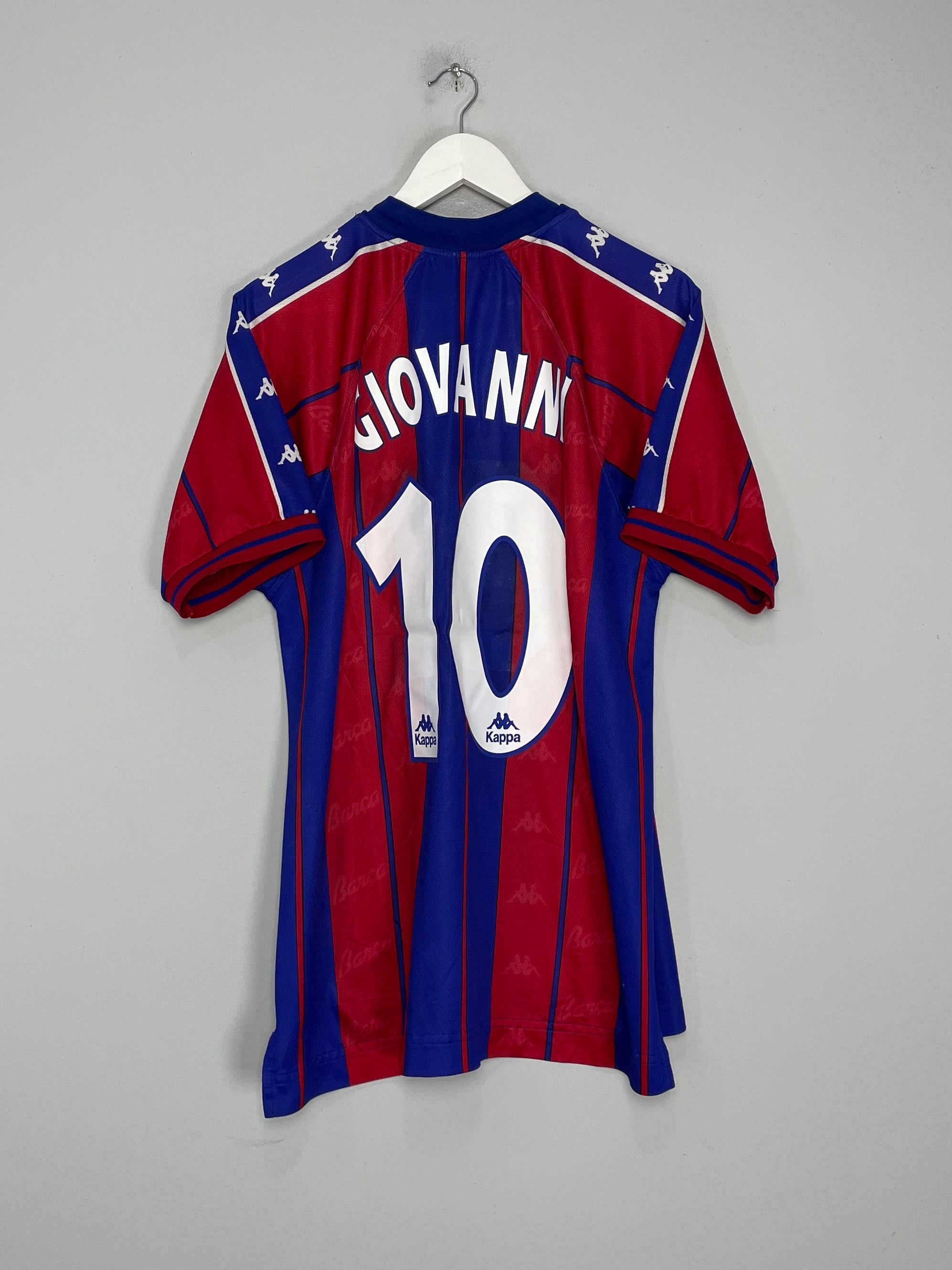 1997/98 BARCELONA GIOVANNI #10 HOME SHIRT (XL) KAPPA