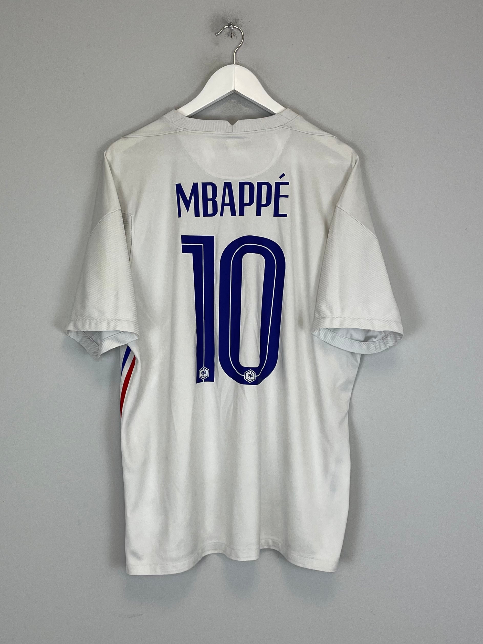 2020/21 FRANCE MBAPPE #10 AWAY SHIRT (XL) NIKE