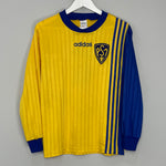 1990/92 CLERMONT AUVERGNE L/S #6 HOME SHIRT (M) ADIDAS