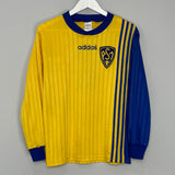 1990/92 CLERMONT AUVERGNE L/S #6 HOME SHIRT (M) ADIDAS